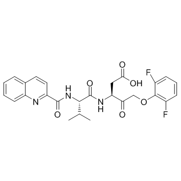 Q-VD-OPh (Synonyms: QVD-OPH; Quinoline-Val-Asp-Difluorophenoxymethylketone)